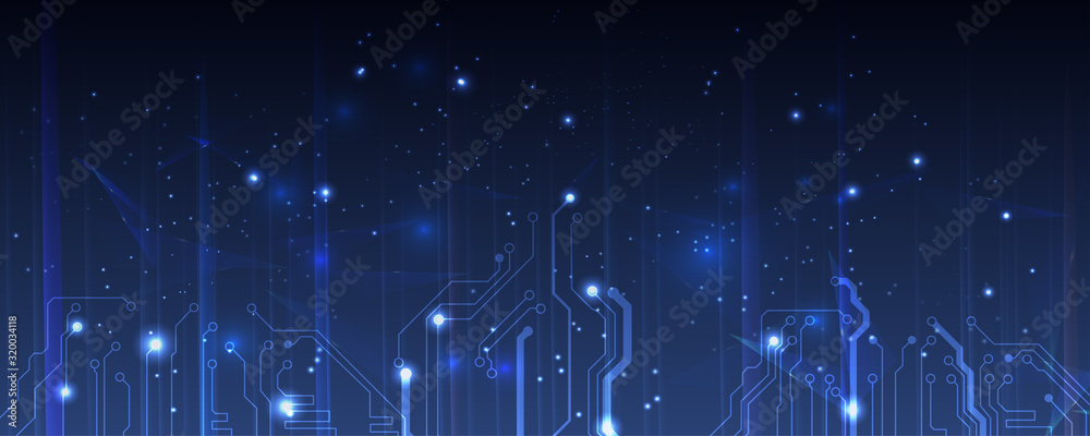 Vector illustration of abstract electrical board, circuit. Abstract science, futuristic, web, network concept. EPS 10