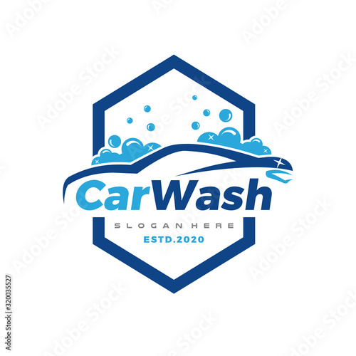 Car Detailing, Car Wash Logo Vector