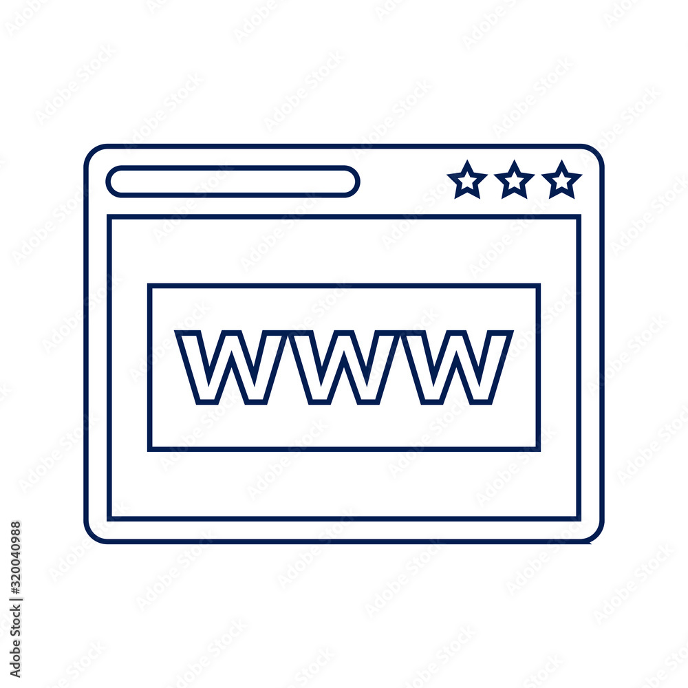 Web browser icon, internet browser Web browser icon, internet browser