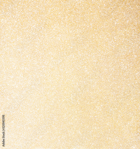 Ein goldfarbene glitzernde Oberfläche als Hintergrund (Textur) für festliche Anlässe