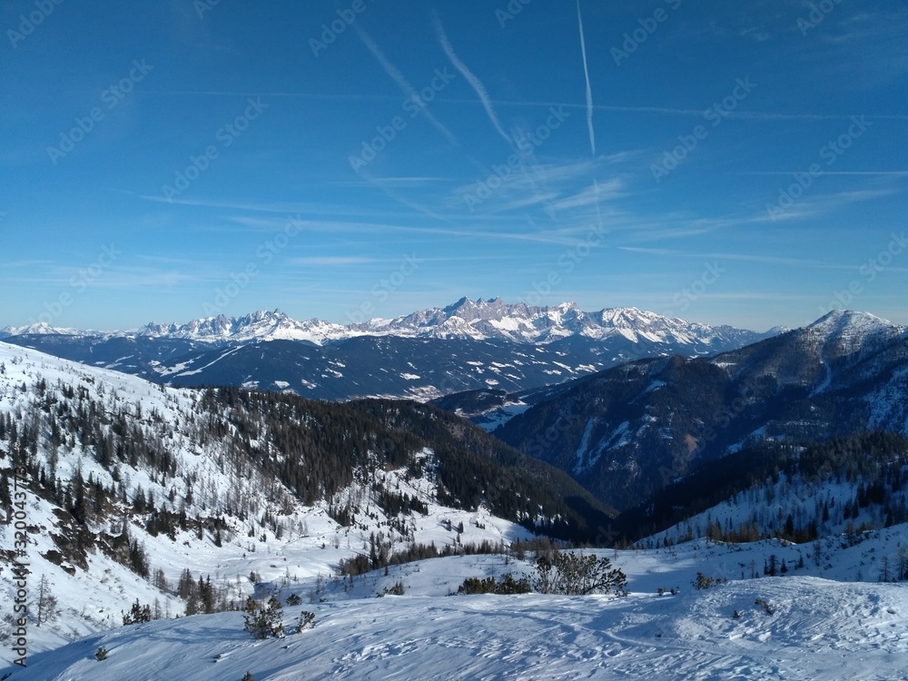 mountains in winter mountains in winter