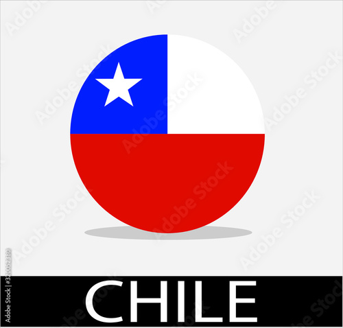 Free Download Chile country flag icon with a white background - GFXLoad