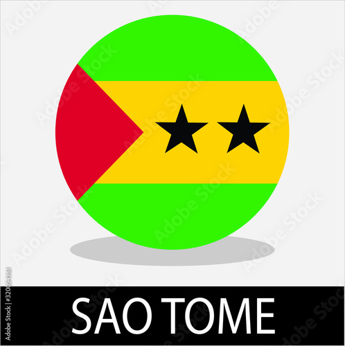  sao tome flag icon with a white background