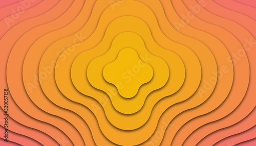 Geometric background with paper cut shapes vector illustration, web banner design, discount card, promotion, flyer layout, ad, advertisement, printing media.