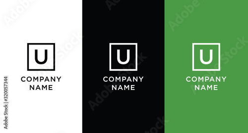 U logo template vector concept