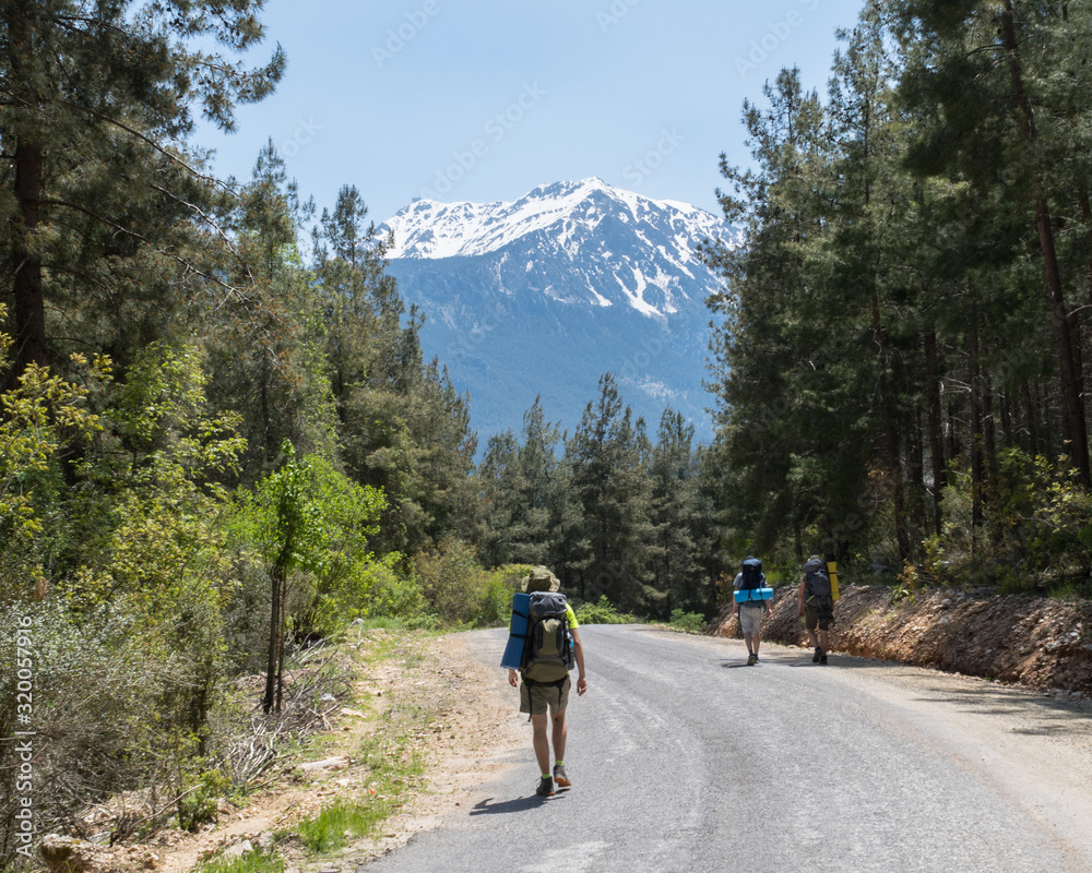 Road to the Tahtali mountain