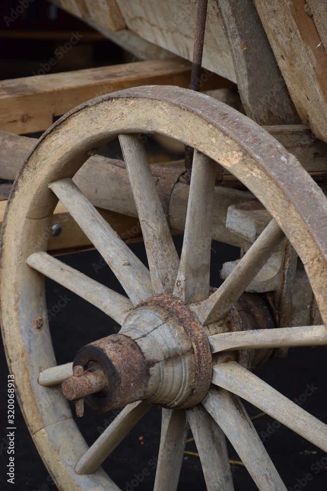 wooden Wagon wheel