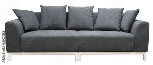 Sofa isolated on white background. Including clipping path photo