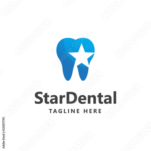 Star Dental logo designs concept vector, Shine Dental logo template vector