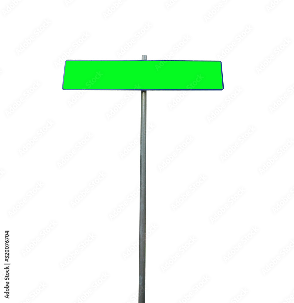 Billboard advertising, banner, empty place for ad isolated on white background, This has clipping path. Billboard advertising, banner, empty place for ad isolated on white background, This has clipping path.