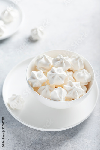 Sweet white meringue