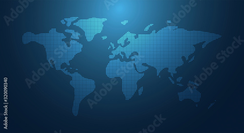 mondo, mappa, informatica