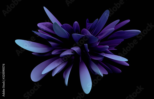Fototapeta Naklejka Na Ścianę i Meble -  Abstract 3d rendered illustration, modern background design