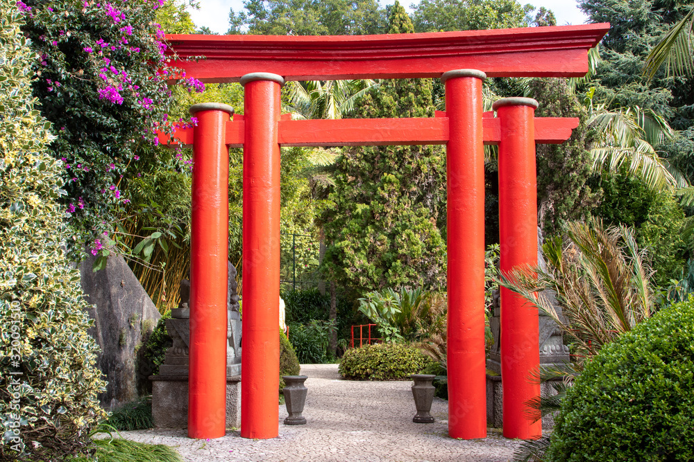 The Japanese garden style Madeira island Monte garden The Japanese garden style Madeira island Monte garden