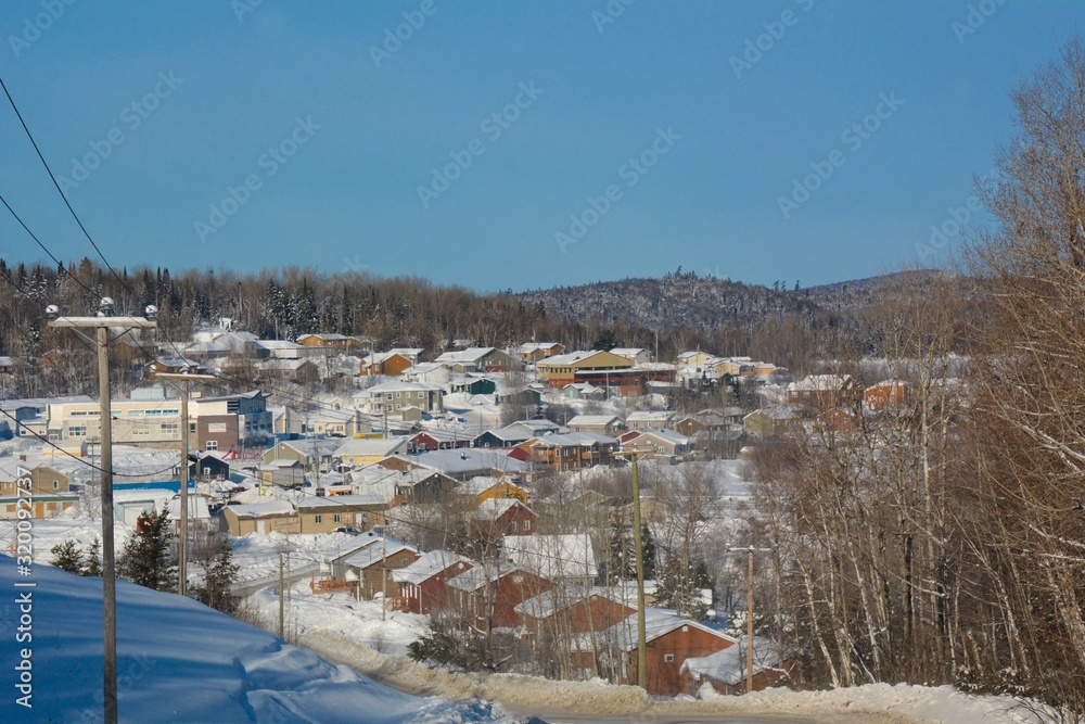 Native village of Manawan, Québec, Canada