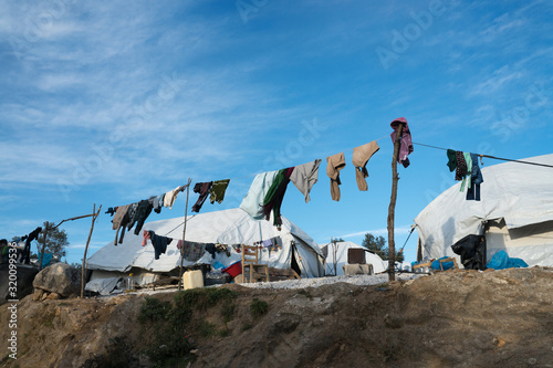 Mori camp in Lesbos