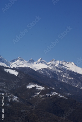 Mountain view in Turine Italy