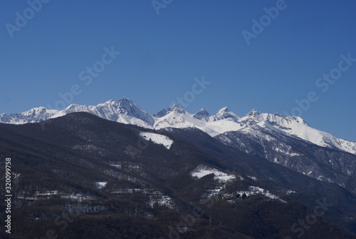 Mountain view in Turine Italy