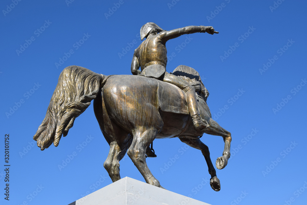 Statue des Generals San Martin in San Juan/Argentinien