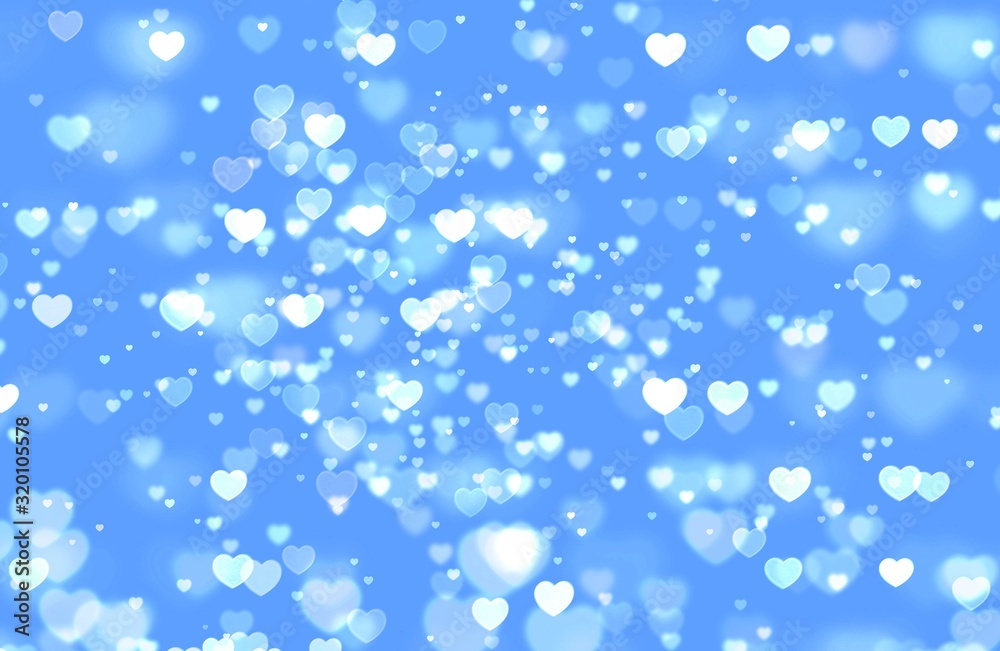 blue background with hearts blue background with hearts