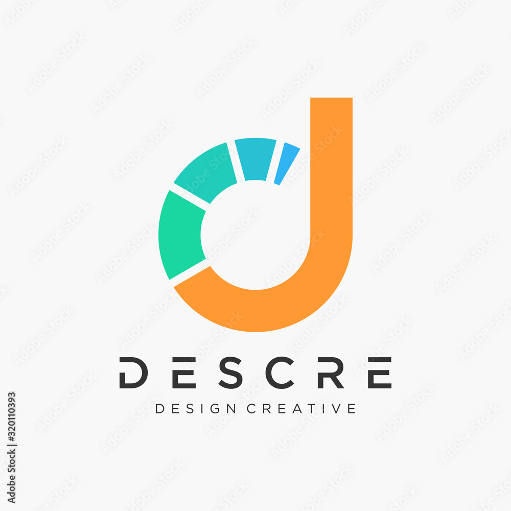 initial Letter D Digital Logo Design Template. symbol process for technology digital. -vector initial Letter D Digital Logo Design Template. symbol process for technology digital. -vector