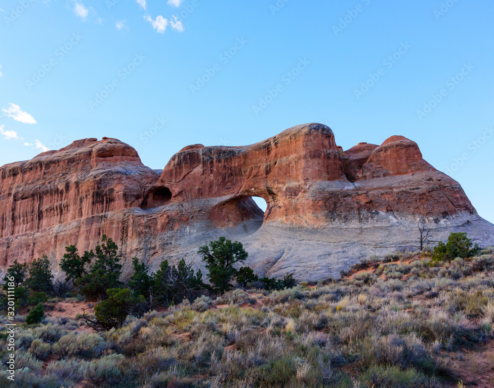 Travel and Tourism - Scenes of the Western United States. Red Rock Formations Near Canyonlands National Park, Utah.