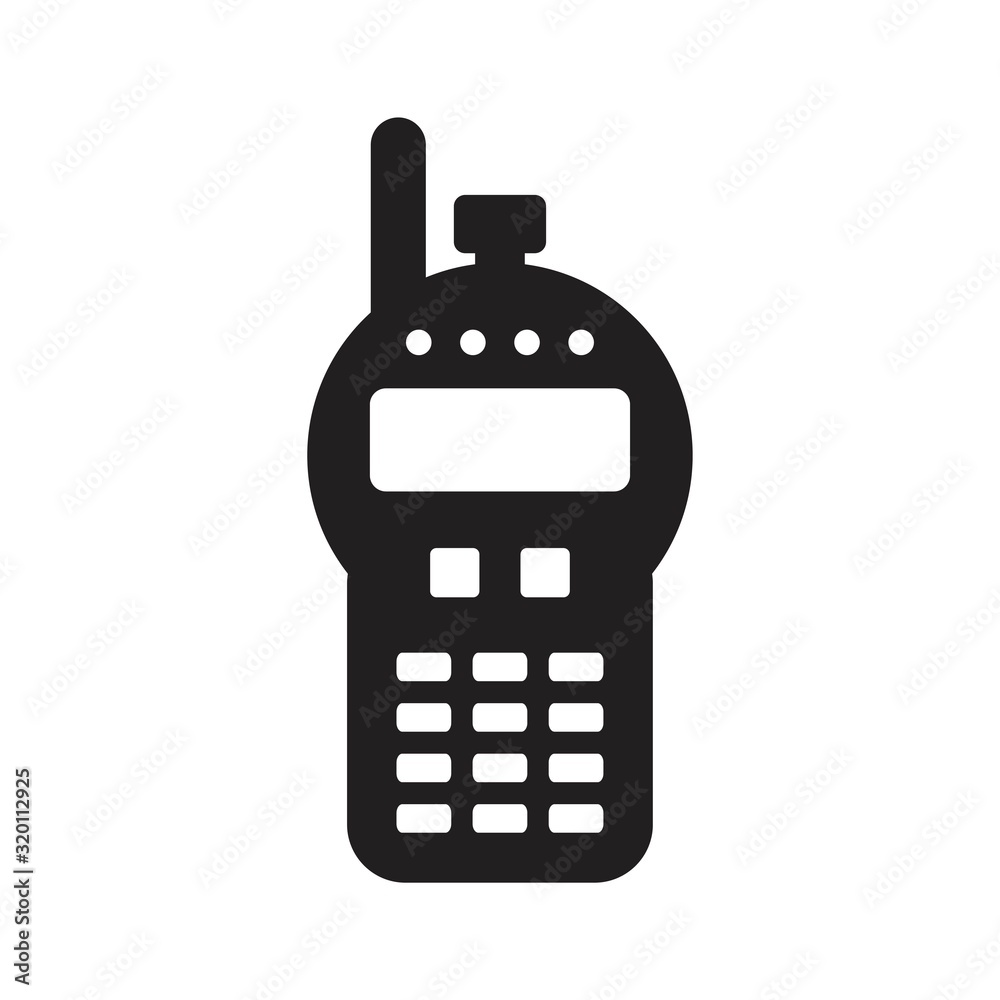 Walkie talkie set icon vector illustration for graphic and web design. Walkie talkie set icon vector illustration for graphic and web design.