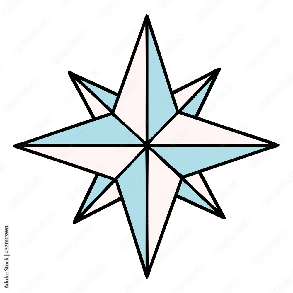 traditional tattoo of a star traditional tattoo of a star