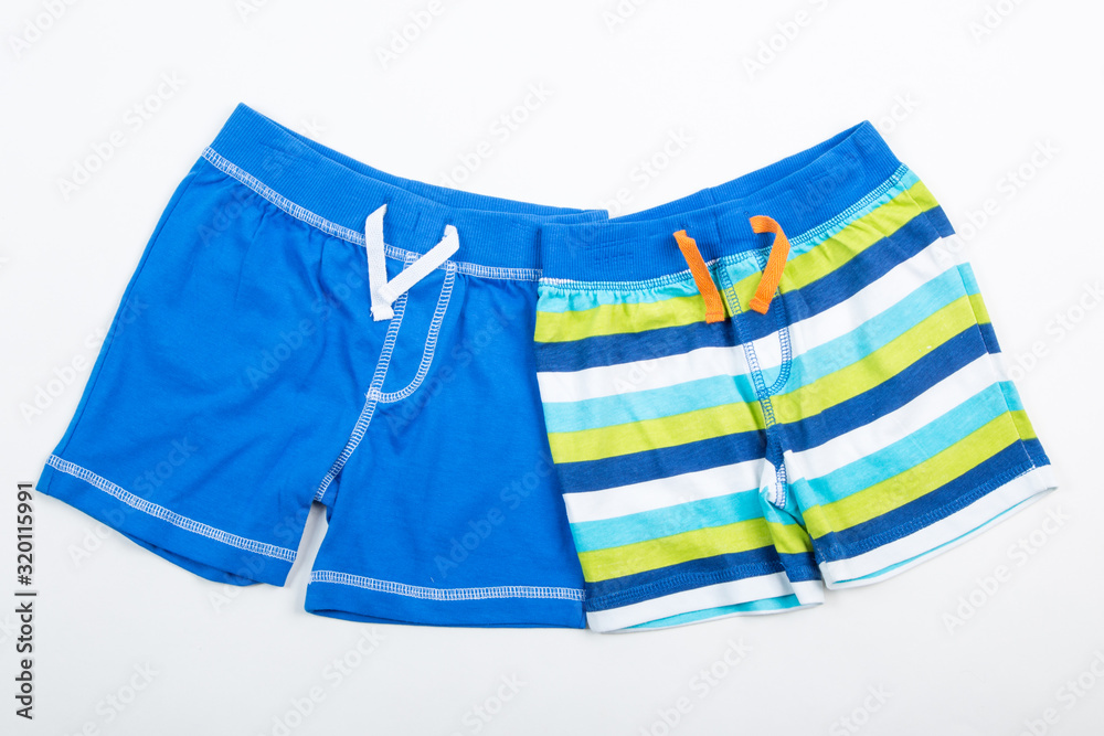 Blue shorts for swimming for men or children Blue shorts for swimming for men or children