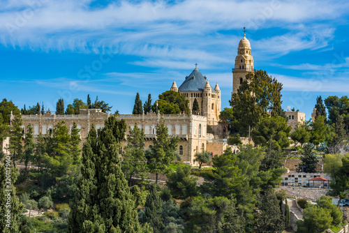 Israel  Jerusalem  Hagia Maria Sion Abbey Dormition Abbey Old City near the Zion Gate. It was formerly known as the Abbe