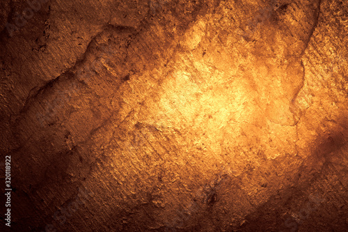 Macro photo of backlit salt stone. Background texture.