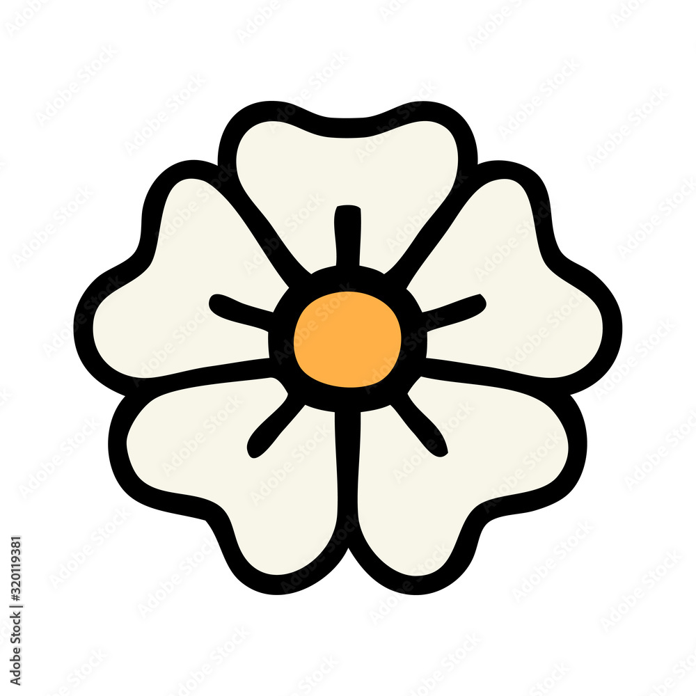 traditional tattoo of a flower traditional tattoo of a flower