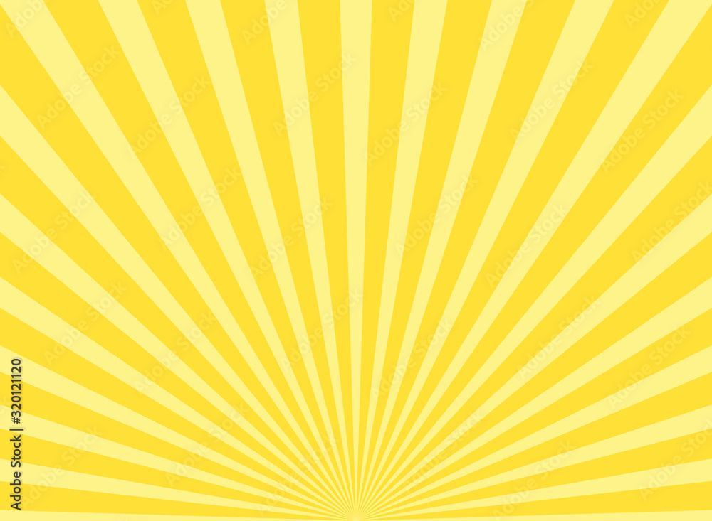 Fototapeta premium Sunlight abstract background. Powder yellow color burst background.