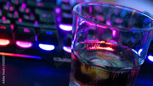gaming with a cold one