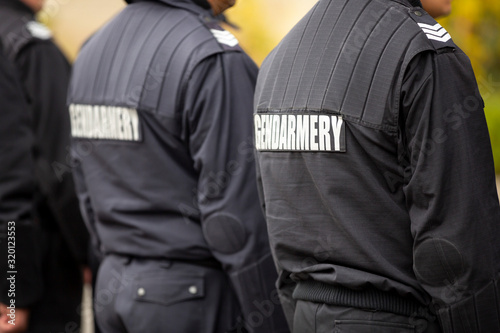 Gendarmery police uniform