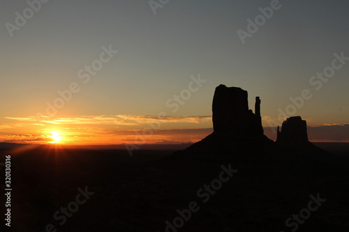 Monument valley sunrise