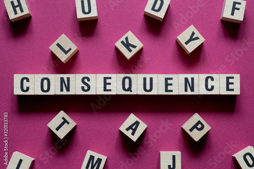 Consequence word concept on cubes
