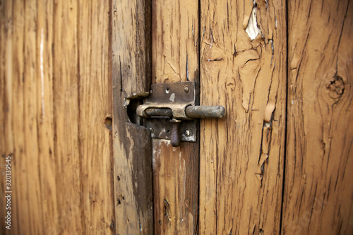 Padlock broken door