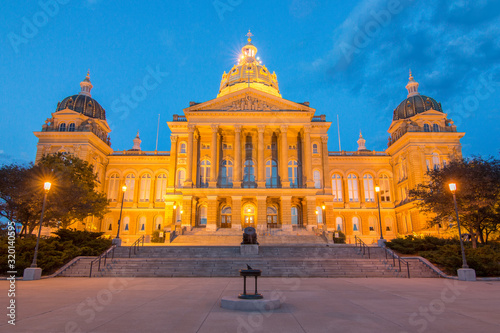 Iowa State Capitol from the Front photo