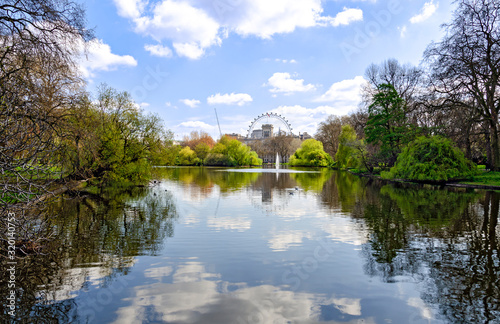 pond at the Saint James Park