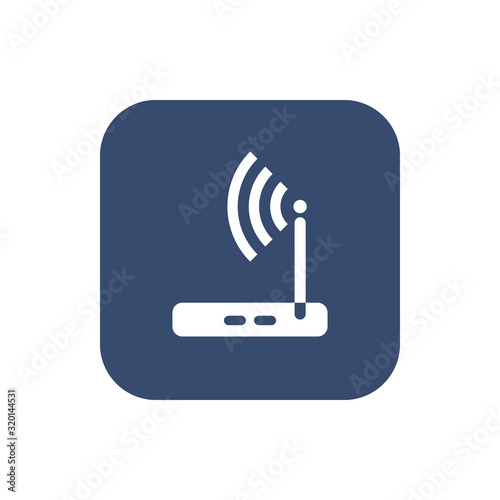Wireless router icon wifi adsl ethernet modem hub .