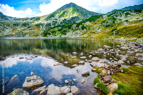 Landscape in Retezat mountains, Romania photo