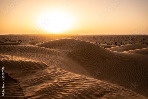 sunset in the desert © skazar