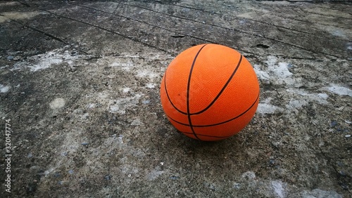 High Angle View Of Basketball