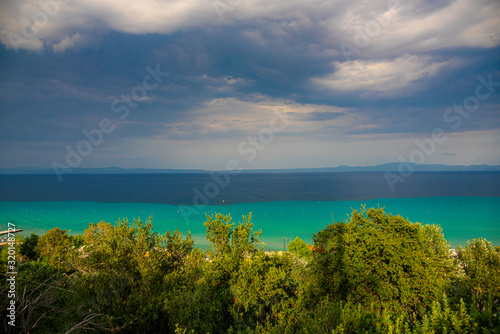 Landscape at the sea in Greece