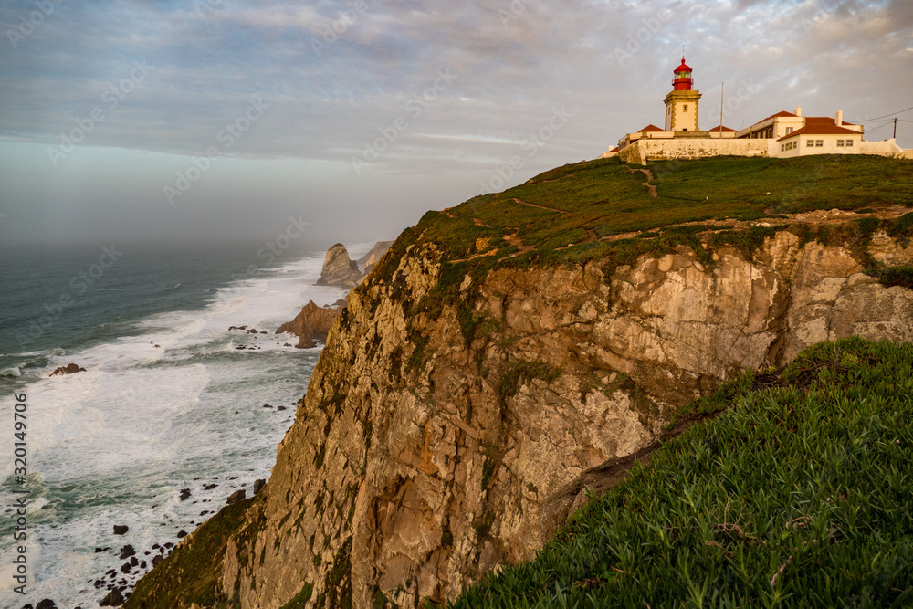 famous cabo da roca in portugal most wertern point of europe