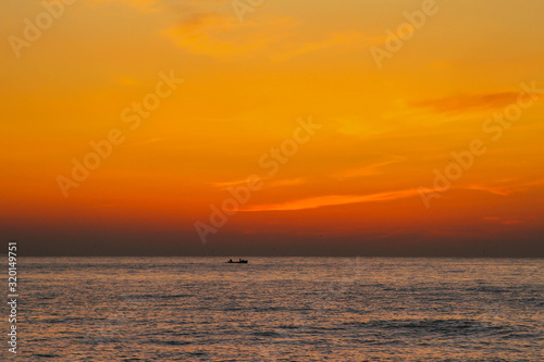 bright, beautiful, orange sunrise, sunrise, sunset, beauty