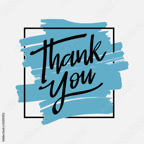 Thank You handwritten, Thank You calligraphy sign, Thank you card vector illustration, Thank you Great lettering and calligraphy for greeting cards, stickers, banners, prints and home interior decor