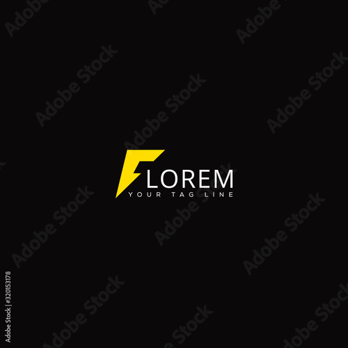 F arrow alphabet letter vector font icon. Logo design for your company. Vector template design