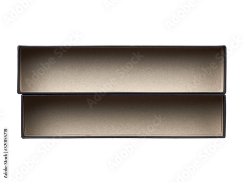 Wallpaper Mural open cardboard box isolated on white background Torontodigital.ca